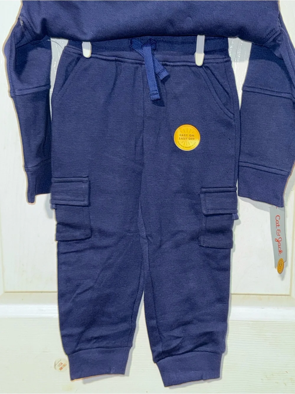 Cat & Jack Navy Blue Kids Matching Sweatshirt and Joggers Set